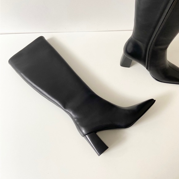 THE ROW Square Toe Knee High Boot (Women) - Picture 6 of 7